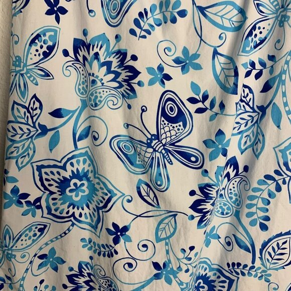 Hanna Andersson Blue Sleeveless Butterflies & Flowers Summer Dress - Picture 6 of 12